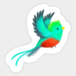 Quetzal bird Sticker